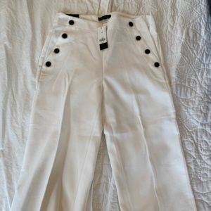 Banana Republic Crop Pants, Size 8R, White